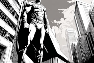 superhero comic page superhero character for comics