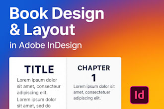 create book design and layout in adobe indesign