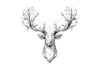 design a fine line art for your new tattoo