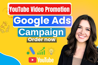 set up google ads campaigns to grow your youtube channel fast