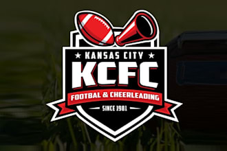 design motivation football organization logo