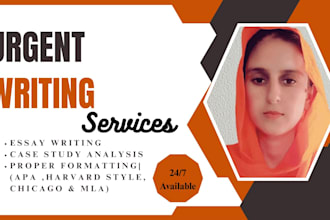 do urgent writing as an essay writer
