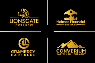 do financial accounting credit repair consulting insurance banking logo design
