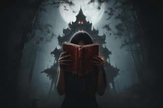 design horror book cover, ebook cover