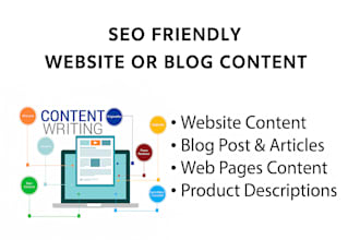 write SEO friendly website or blog content