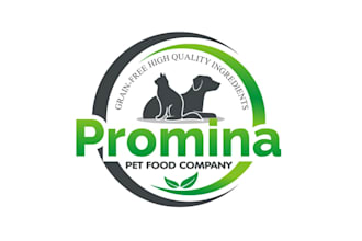 design high quality pet food company logo