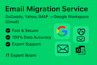 migrate your emails from godaddy, cpanel or any imap to google workspace