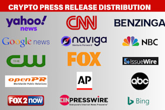 do press release distribution submit crypto press release publish press release