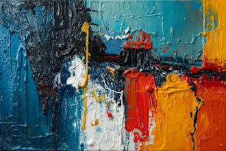 create original acrylic and oil paintings from your