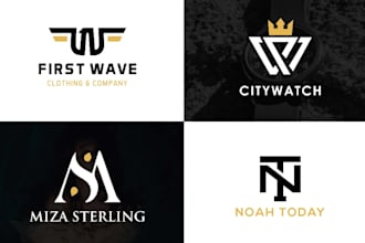 do a creative minimalist business logo design with creative thinking