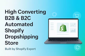 design a high converting b2b and b2c shopify wholesale store tiered pricing