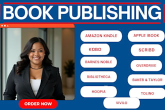 publish your ebook on KDP, apple, barnes and noble, and kobo