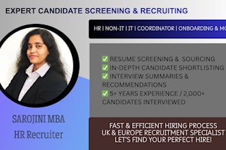 do recruiting sourcing and schedule coordinate interviews