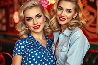 design a pin up girl and pin up girl