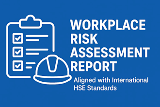write a professional workplace health and safety risk assessment report