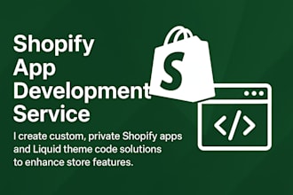 shopify app design and development