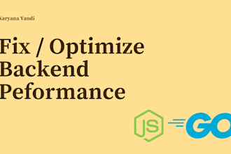 fix or optimize your backend performance