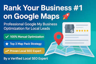 optimize google my business gmb for local SEO, maps ranking and leads