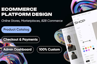 build custom ecommerce website marketplace platform online store