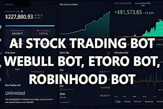 develop ai stock bot, webull bot, ai stock trading bot, thinkorswim bot