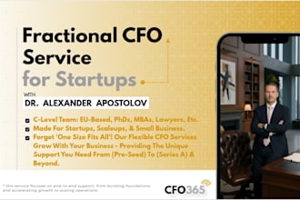 provide fractional cfo service for startups, scaleups and small business