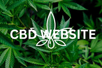 build a responsive and professional cbd, hemp ecommerce website