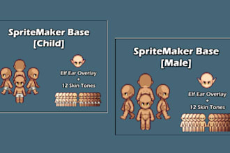 create pixel art character for you