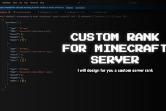 design custom minecraft ranks with unique icons and styles