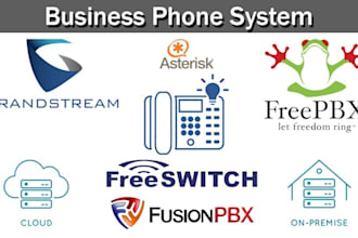 install voip sip trunk in asterisk, freepbx, fusionpbx, freeswitch, 3cx, zoom