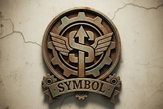 design a unique vintage symbol logo for your brand