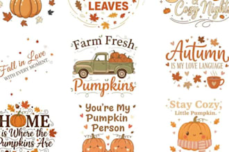create cute pumpkin spice svgs that sell fast