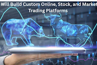 build stock trading app, crypto trading app, trading website