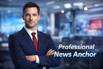 be your professional news anchor or video presenter