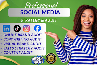 perform a full social media audit strategy plan for your business