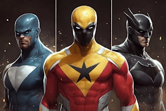 do a superhero comic