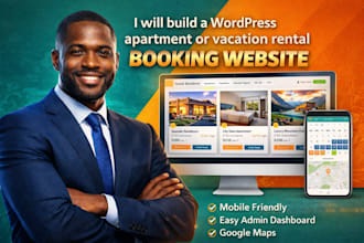 build a wordpress apartment or vacation rental booking website