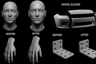 repair, fix, and edit your stl file for 3d printing or modify obj files