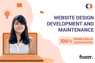 do your website design, website development, and maintenance