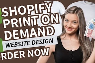 create shopify print on demand store with printify printiful apliiq print
