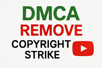 remove copyright strikes and leaked content from youtube under dmca