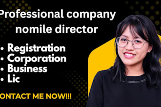 nominee director USA delaware llc bank permit resident director
