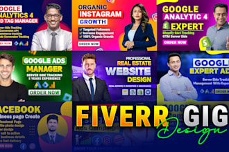 do fiverr gig design, gig image design, gig thumbnail