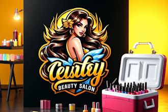 design a luxurious beauty salon logo that defines your brand identity