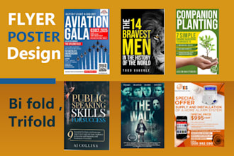 make professional flyer, menu,leaflet , poster design