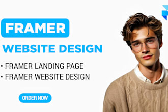 build responsive framer website and landing page