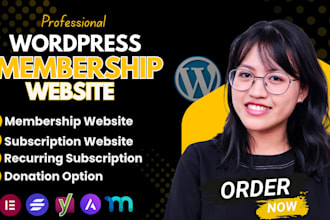 build membership website, subscription, paid membership pro, lms website