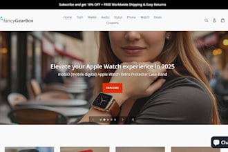 do shopify tech store design, gadget shop website shopify electronic store