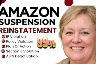 write amazon reinstatement appeal letter and poa for section 3 suspension