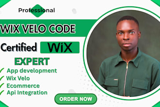 do custom wix code, wix website development wix velo development , wix developer