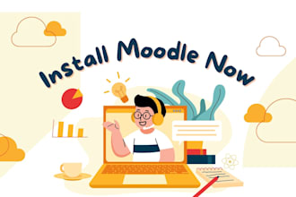install and configure moodle